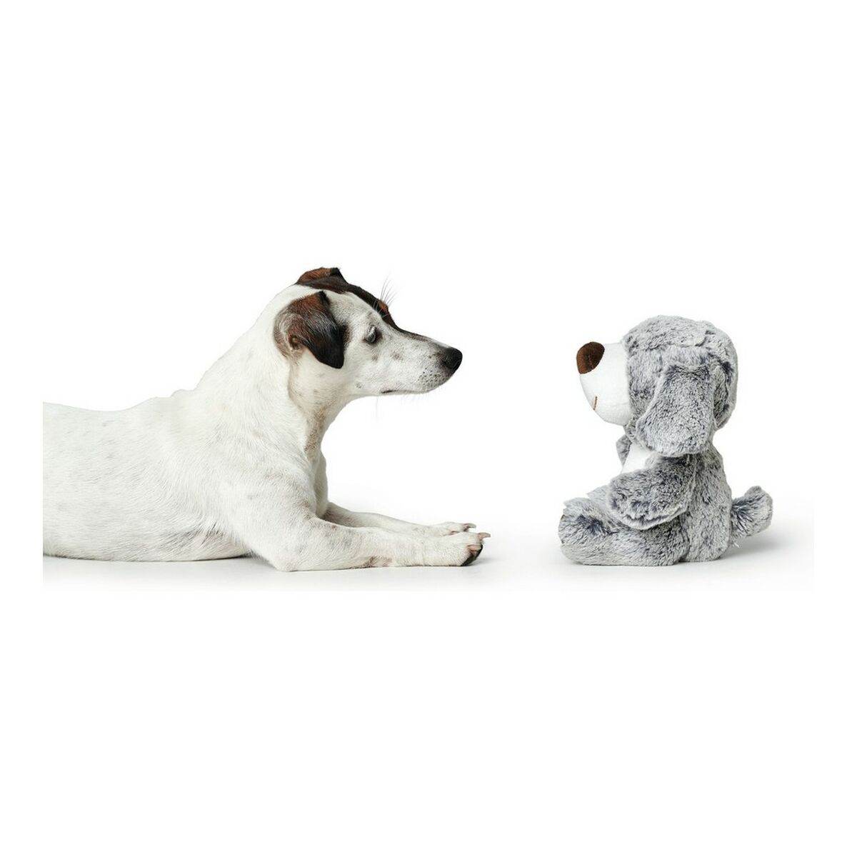 Kuscheltier für Hunde Hunter Faro Grau Polyester Hund